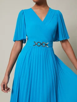 Yasmina Pleated Maxi Dress