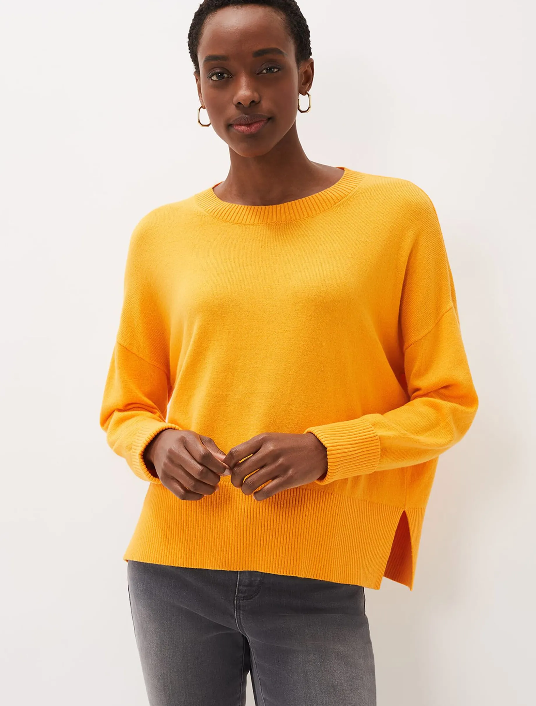 Yazin Boxy Knit Jumper