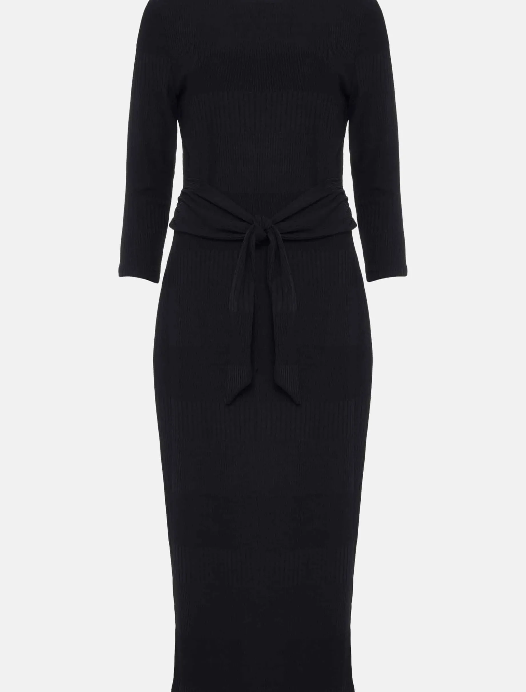 Yazmina Long Sleeve Ribbed Dress