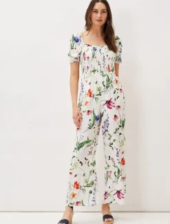 Zaylah Shirred Waist Jumpsuit