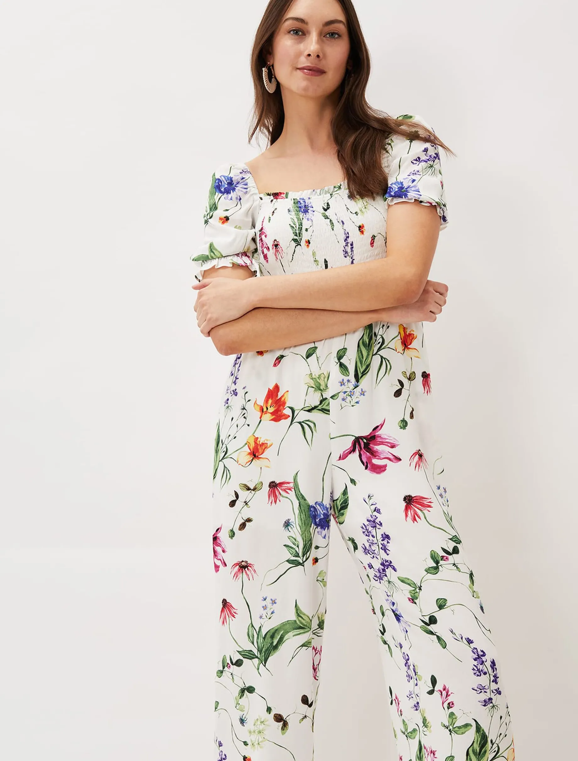 Zaylah Shirred Waist Jumpsuit