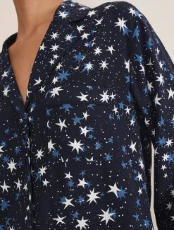 Zeba Star Print Pyjama Set