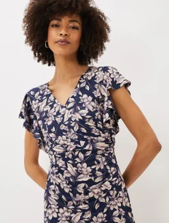 Zendaya Floral Jersey Dress