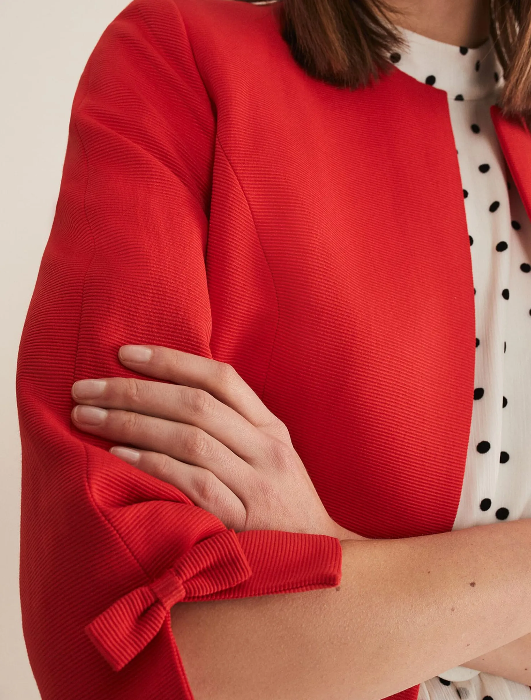 Zoele Bow Detail Jacket